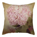 Axyaa Natural Flower Bird Linen Cushion Cover ��� Decorative Pillow Cases