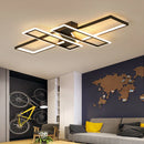Axyaa Modern LED Chandelier: Nordic Aluminum Ceiling Light with Remote Control