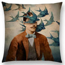 Axyaa Elegant Lady Fantasy Pillow Case for a Free Mind
