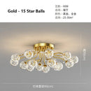 Axyaa Gold Chandelier: Modern Ceiling Pendant for Home Decor Lighting