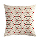 Axyaa Geometric Linen Pillowcase for Stylish Home Decor
