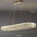 Axyaa Crystal Chandelier Pendant Lamp for Living Room Dining Room Ceiling Light