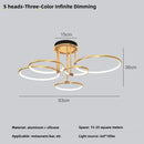 Modern Minimalist Axyaa LED Pendant Lamp for Living Room Bedroom Dining Room Chandelier