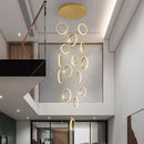 Axyaa Ring LED Pendant Light Chandeliers for Living Room & Dining Room