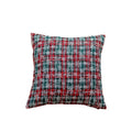 Axyaa Snowflake Red Pillowcase Cojines, Romantic Retro Design for Sofa, 30x50/45x45/50x50cm