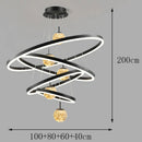 Axyaa Modern LED Pendant Light Chandeliers for Living Room and Dining Room