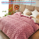 Axyaa Plush Winter Duvet Cover - Double-sided Fleece Comfort, Warmth, Softness