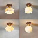Axyaa LED Ceiling Lights: Modern Nordic Style Aluminum Glass Lamp for Indoor Living Room