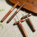 Axyaa Sandalwood Tea Needle Handmade Rosewood Tea Set Stainless Steel Ebony