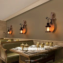 Axyaa Wooden LED Wall Lamps Industrial Style Home Decor Sconces for Living Room
