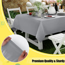 Axyaa Waterproof Plastic Table Covers 54X108inch