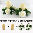 Axyaa Flameless LED Pillar Candle Wedding Home Party Decor