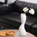 Axyaa White Ceramic Vase - Nordic Furniture Crafts Ornaments - Home Decor Accessories