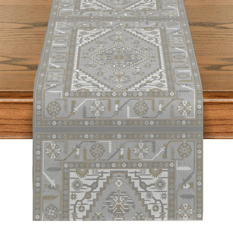Axyaa Floral Table Flag Runner for Elegant Home Decor