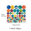 Axyaa Kids Room Stars Wall Sticker Decals, Nursery Bedroom Decor