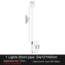 Luxury LED Spiral Staircase Chandelier for Villa Hall, Living Room, Restaurant by Axyaa