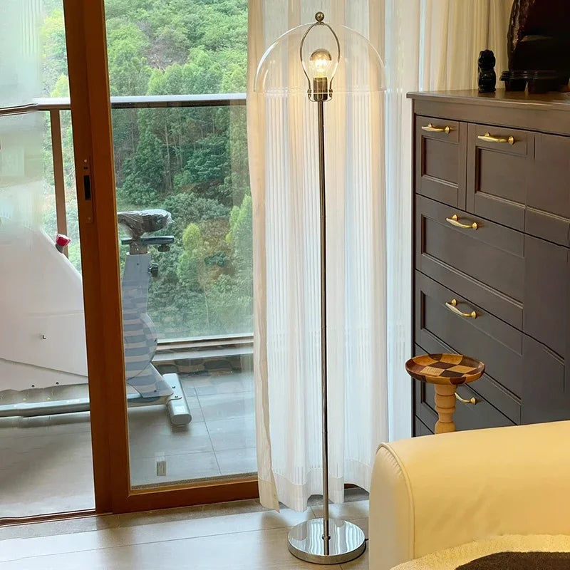 Axyaa Nordic Mushroom Floor Lamp for Retro Bauhaus Living Room