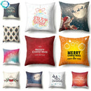 Axyaa Christmas Santa Claus Print Pillow Cover 45X45CM