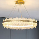 Axyaa Glass Art Chandelier for Living Room, Bedroom, Dining Room, and Hotel Villa