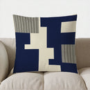 Geometric Pattern Decorative Throw Pillow Cover by Axyaa