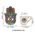 Axyaa Nordic Ceramic Espresso Cup and Saucer Set - 200ML