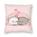 Axyaa Bedroom Living Room Couple Cute Cat Fishing Goma Federa Decor Set