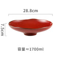 Axyaa Ceramic High-Footed Seafood Sashimi & Sushi Plates Set - Retro Restaurant Tableware