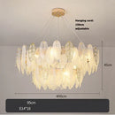 Axyaa Art Deco Glass LED Pendant Light - Dimmable Designer Suspension Luminaire