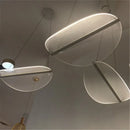 Axyaa Acrylic Leaf Pendant Light - Nordic Minimalist LED Chandelier for Home Decor