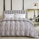 Axyaa White Goose Down Winter Quilt - 100% Cotton, Thick & Warm