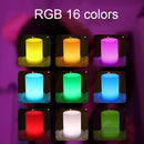 Axyaa RGB LED Cylinder Lamp - Rechargeable Colorful Desk Light