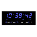 Axyaa LED Digital Wall Clock & Calendar with Time, Day, Date, Temperature Display