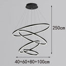 Axyaa LED Chandelier Pendant Lamp for Bedroom and Living Room Decor