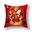 Axyaa Festive Christmas Pillow Case for Sofa Decor Merry Xmas Cushion Cover