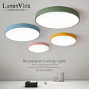 Axyaa Modern Macaron Ceiling Light for Living Room Bedroom Study Balcony