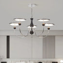 Axyaa Crystal Chandeliers LED Ceiling Hanging Lights for Living Room