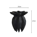 Axyaa Abstract Black Jellyfish Flower Vase Handicraft Home Decor Accessory