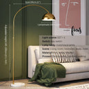 Axyaa Nordic Fishing LED Floor Lamp for Modern Living Spaces.