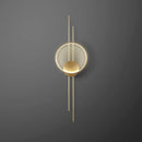 Axyaa Copper LED Wall Lamp: Bedside Foyer Aisle Sconce, 3-Tone Dimming