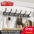 Axyaa Wall-Mounted One Row Hangers for Towels, Clothes, Hats, and More