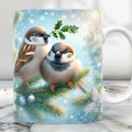 Axyaa Lovebirds Coffee Mug | Tits Lover Gift | Pigeon Picture Mug