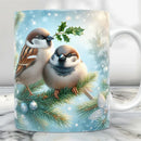 Axyaa Lovebirds Coffee Mug | Tits Lover Gift | Pigeon Picture Mug