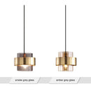 Axyaa Modern Glass Chandeliers Lighting Bedroom Decor Pendant Light Fixture