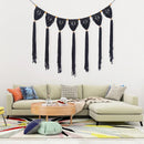 Axyaa Bohemian Handwoven Wall Hanging - Tasseled Room Divider