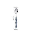 Axyaa Pearl Byen Ceramic Handle Cutlery Spoon Fork Set