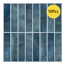 Axyaa 3D Decorative Wall Panels - Self-adhesive Green Tile Stickers for Kitchen, Bathroom