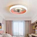 Axyaa Gold LED Ceiling Fan with Invisible Blades and Remote Control