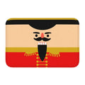 Axyaa Christmas Nutcracker Welcome Mat: Festive Home Decor Anti-Slip Carpet