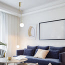 Axyaa Minimalist Line LED Pendant Light for Living Room and Bedroom