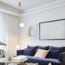 Axyaa Nordic Minimalist LED Pendant Light for Living Room and Bedroom